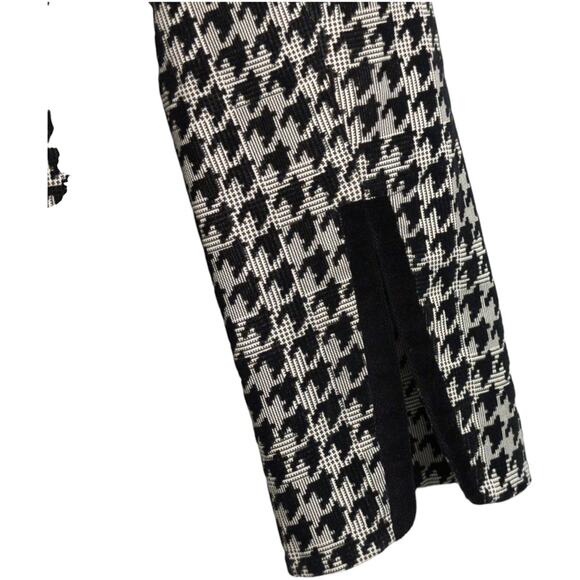 Gianfranco GF FERRE Womens Houndstooth Single Button Shawl Collar Blazer Jacket - Picture 5 of 8